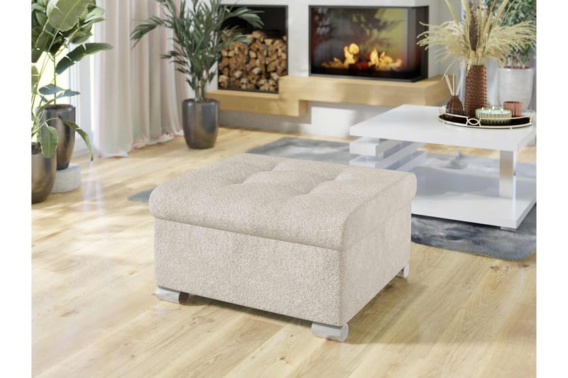 Dynir Fotskammel 70 cm - Beige - Møbler - Stoler & lenestoler - Krakk - Fotskammel