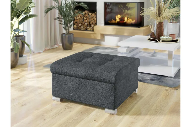 Dynir Fotskammel 70 cm - Grå - Møbler - Stoler & lenestoler - Krakk - Fotskammel