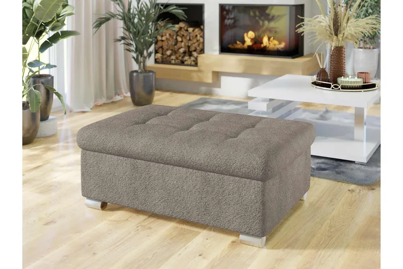 Dynir Fotskammel 70 cm - Grå - Møbler - Stoler & lenestoler - Krakk - Fotskammel