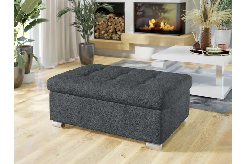 Dynir Fotskammel 70 cm - Grå - Møbler - Stoler & lenestoler - Krakk - Fotskammel