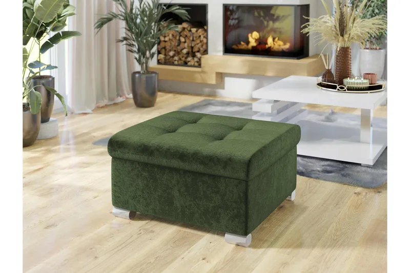 Dynir Fotskammel 70 cm - Grønn - Møbler - Stoler & lenestoler - Krakk - Fotskammel