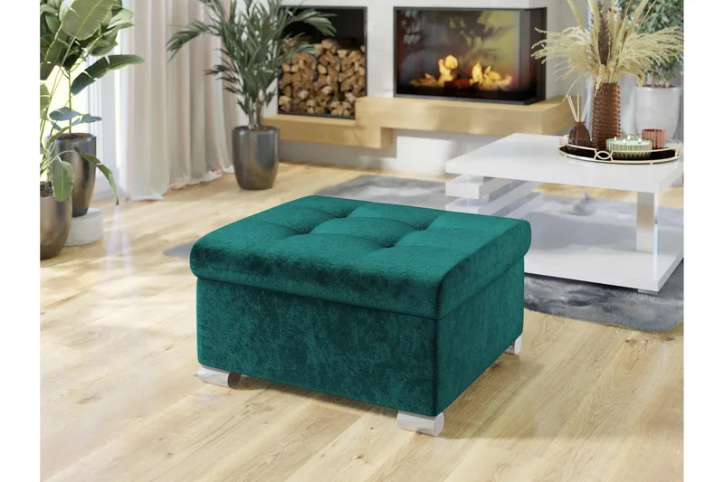 Dynir Fotskammel 70 cm - Grønn - Møbler - Stoler & lenestoler - Krakk - Fotskammel