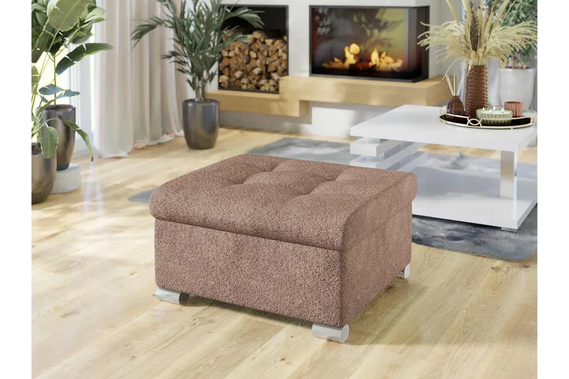 Dynir Fotskammel 70 cm - Rosa - Møbler - Stoler & lenestoler - Krakk - Fotskammel