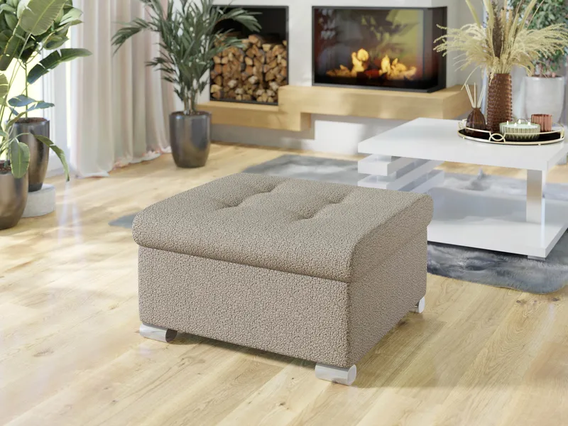 Dynir Fotskammel 96 cm - Beige - Møbler - Stoler & lenestoler - Krakk - Fotskammel