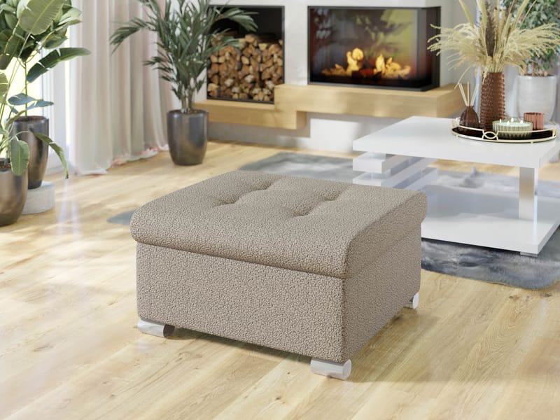 Dynir Fotskammel 96 cm - Beige - Møbler - Stoler & lenestoler - Krakk - Fotskammel