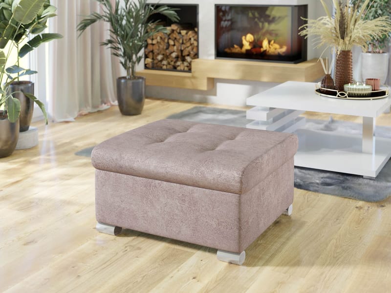 Dynir Fotskammel 96 cm - Rosa - Møbler - Stoler & lenestoler - Krakk - Fotskammel