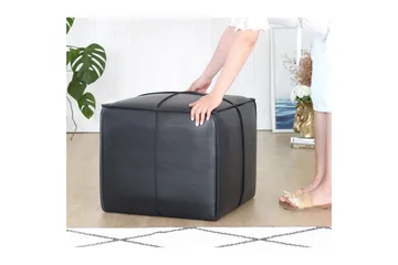 Edrin Sittepuff Utomhus 52 cm - Sort - Møbler - Stoler & lenestoler - Krakk - Puff