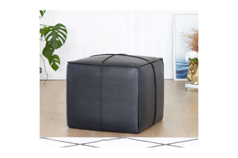 Edrin Sittepuff Utomhus 52 cm - Sort - Møbler - Stoler & lenestoler - Krakk - Puff