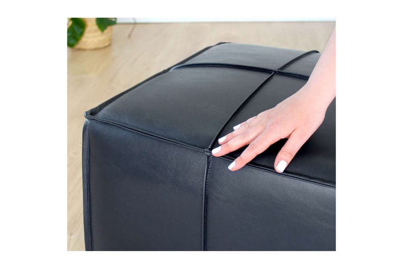 Edrin Sittepuff Utomhus 52 cm - Sort - Møbler - Stoler & lenestoler - Krakk - Puff