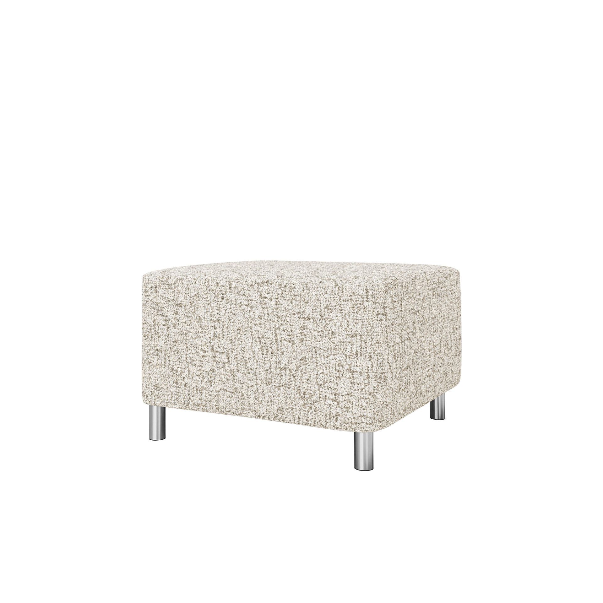 Eifion fotskammel - Lys beige