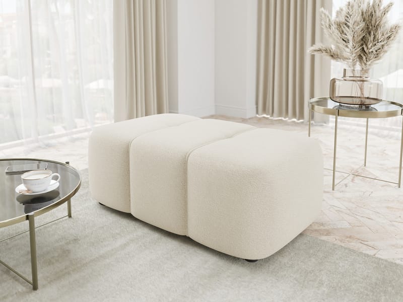 Flo Fotskammel 93 cm - Hvit - Møbler - Stoler & lenestoler - Krakk - Fotskammel