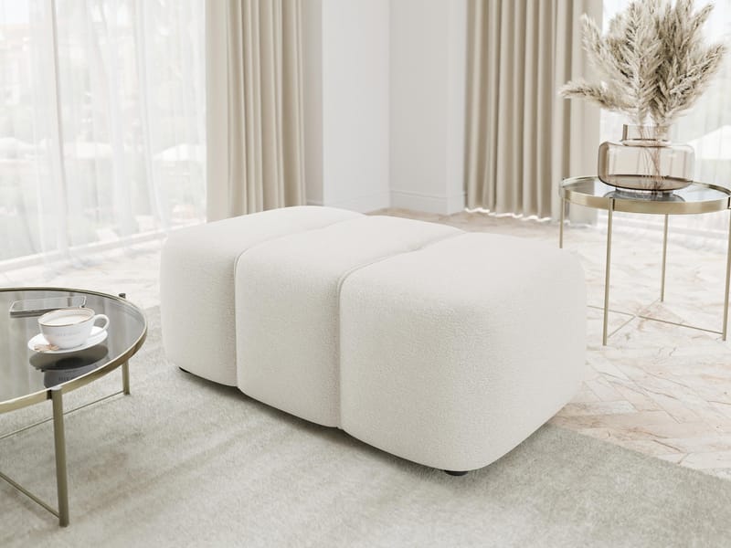 Flo Fotskammel 93 cm - Hvit - Møbler - Stoler & lenestoler - Krakk - Fotskammel