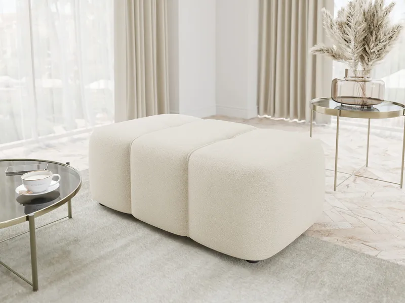 Flo Fotskammel 93 cm - Hvit - Møbler - Stoler & lenestoler - Krakk - Fotskammel