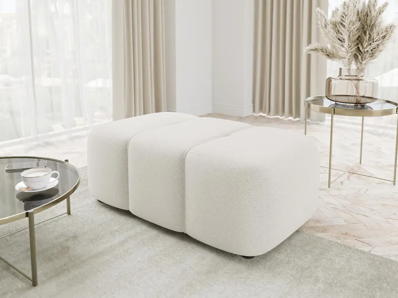 Flo Fotskammel 93 cm - Hvit - Møbler - Stoler & lenestoler - Krakk - Fotskammel