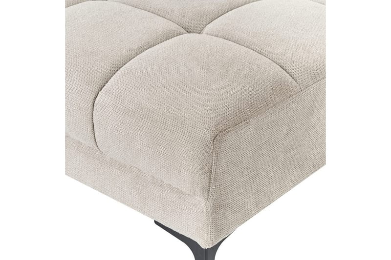 Fotpall Alnes Beige/svart - Beige/svart - Møbler - Stoler & lenestoler - Krakk - Fotskammel