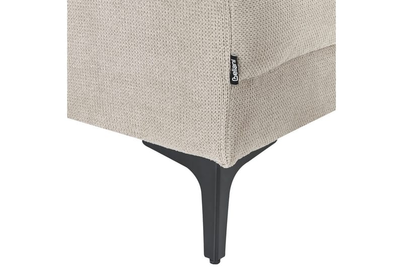 Fotpall Alnes Beige/svart - Beige/svart - Møbler - Stoler & lenestoler - Krakk - Fotskammel