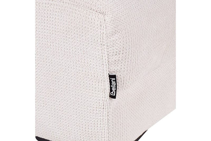 Fotpall Alnes Hvit/Svart - Hvit/Svart - Møbler - Stoler & lenestoler - Krakk - Fotskammel