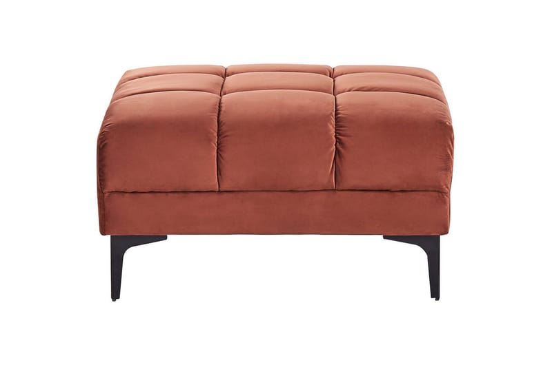 Fotpall Alnes Rød/Svart - Rød/Svart - Møbler - Stoler & lenestoler - Krakk - Fotskammel