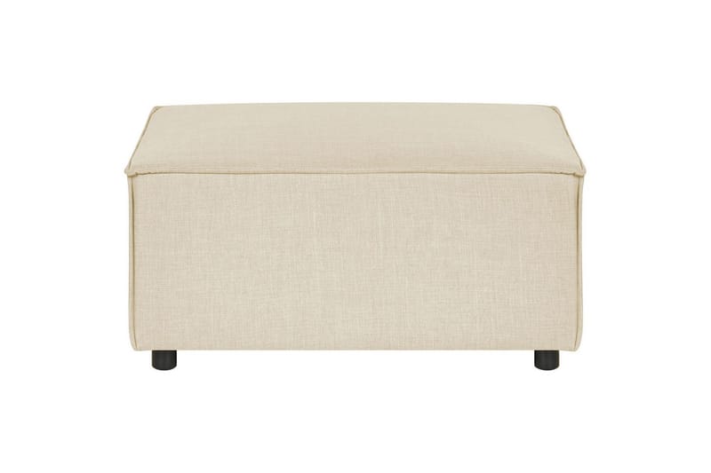 Fotpall Aprica Beige/svart - Beige/svart - Møbler - Stoler & lenestoler - Krakk - Fotskammel