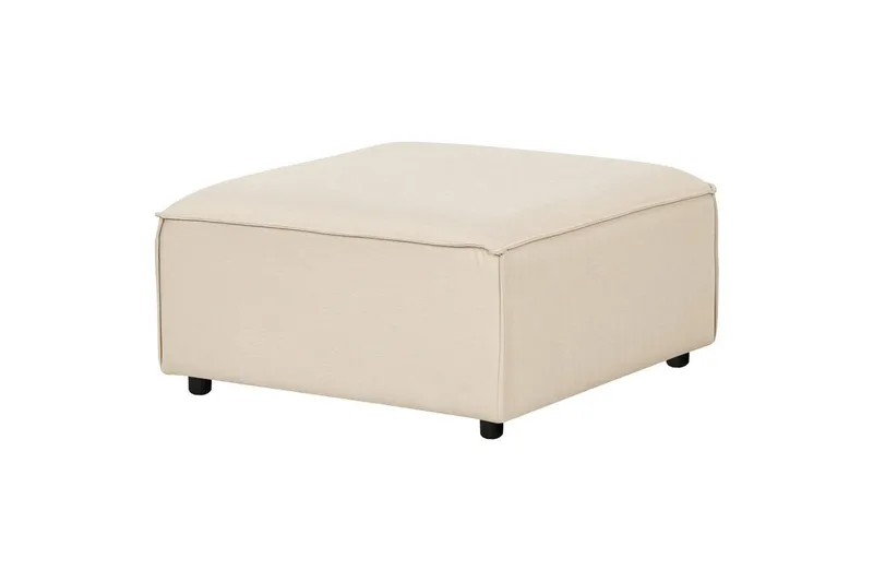 Fotpall Ardal Beige/svart - Beige/svart - Møbler - Stoler & lenestoler - Krakk - Fotskammel