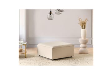 Fotpall Ardal Beige/svart - Beige/svart - Møbler - Stoler & lenestoler - Krakk - Fotskammel