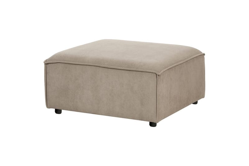 Fotpall Ardal Taupe/svart - Taupe/svart - Møbler - Stoler & lenestoler - Krakk - Fotskammel