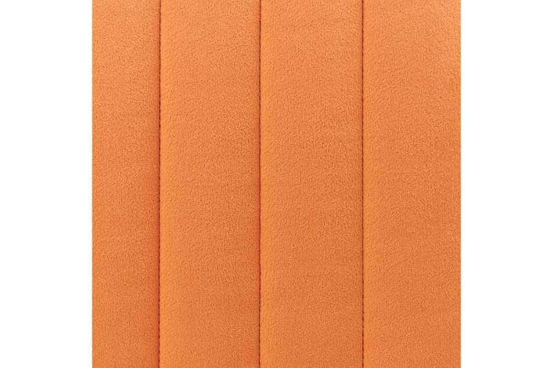 Fotpall Dayton Oransje/gull - Oransje/gull - Møbler - Stoler & lenestoler - Krakk - Fotskammel