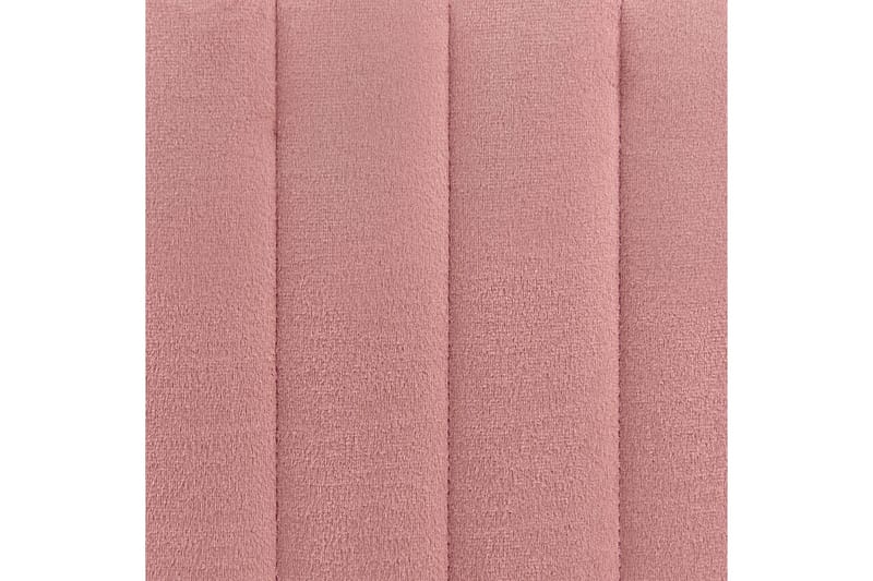 Fotpall Dayton Rosa/Gull - Rosa/Gull - Møbler - Stoler & lenestoler - Krakk - Fotskammel