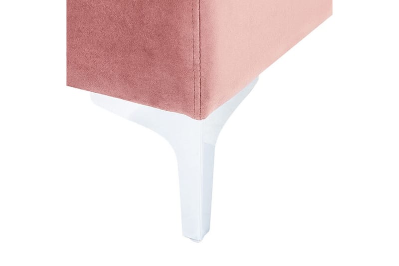 Fotpall Evja Rosa - Rosa - Møbler - Stoler & lenestoler - Krakk - Fotskammel
