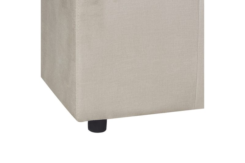 Fotpall Falsterbo Beige, Fløyel - Beige, Fløyel - Møbler - Stoler & lenestoler - Krakk - Fotskammel