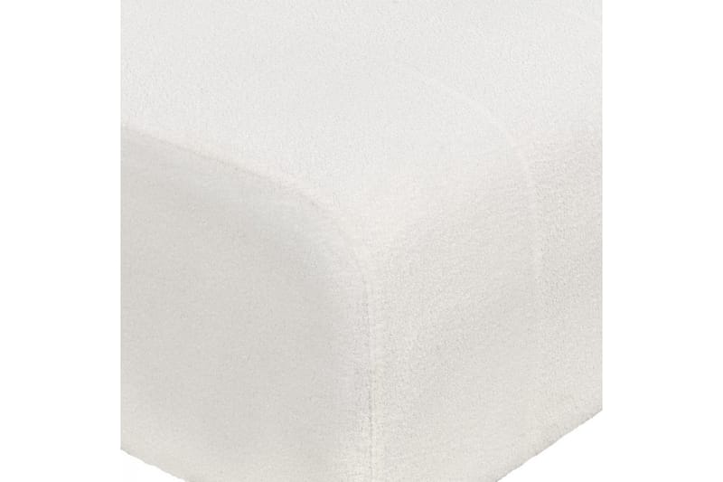 Fotpall Falsterbo Hvit, Bouclé - Hvit, Bouclé - Møbler - Stoler & lenestoler - Krakk - Fotskammel
