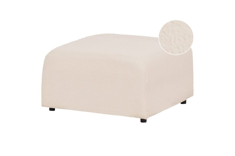 Fotpall Falsterbo Lysebeige, Bouclé - Lysebeige, Bouclé - Møbler - Stoler & lenestoler - Krakk - Fotskammel