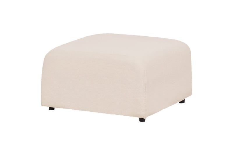 Fotpall Falsterbo Lysebeige, Bouclé - Lysebeige, Bouclé - Møbler - Stoler & lenestoler - Krakk - Fotskammel