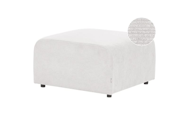 Fotpall Falsterbo Off-white, Cordfløyel - Off-white, Cordfløyel - Møbler - Stoler & lenestoler - Krakk - Fotskammel