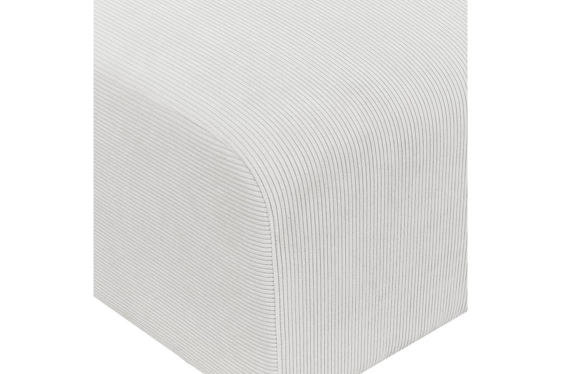 Fotpall Falsterbo Off-white, Cordfløyel - Off-white, Cordfløyel - Møbler - Stoler & lenestoler - Krakk - Fotskammel
