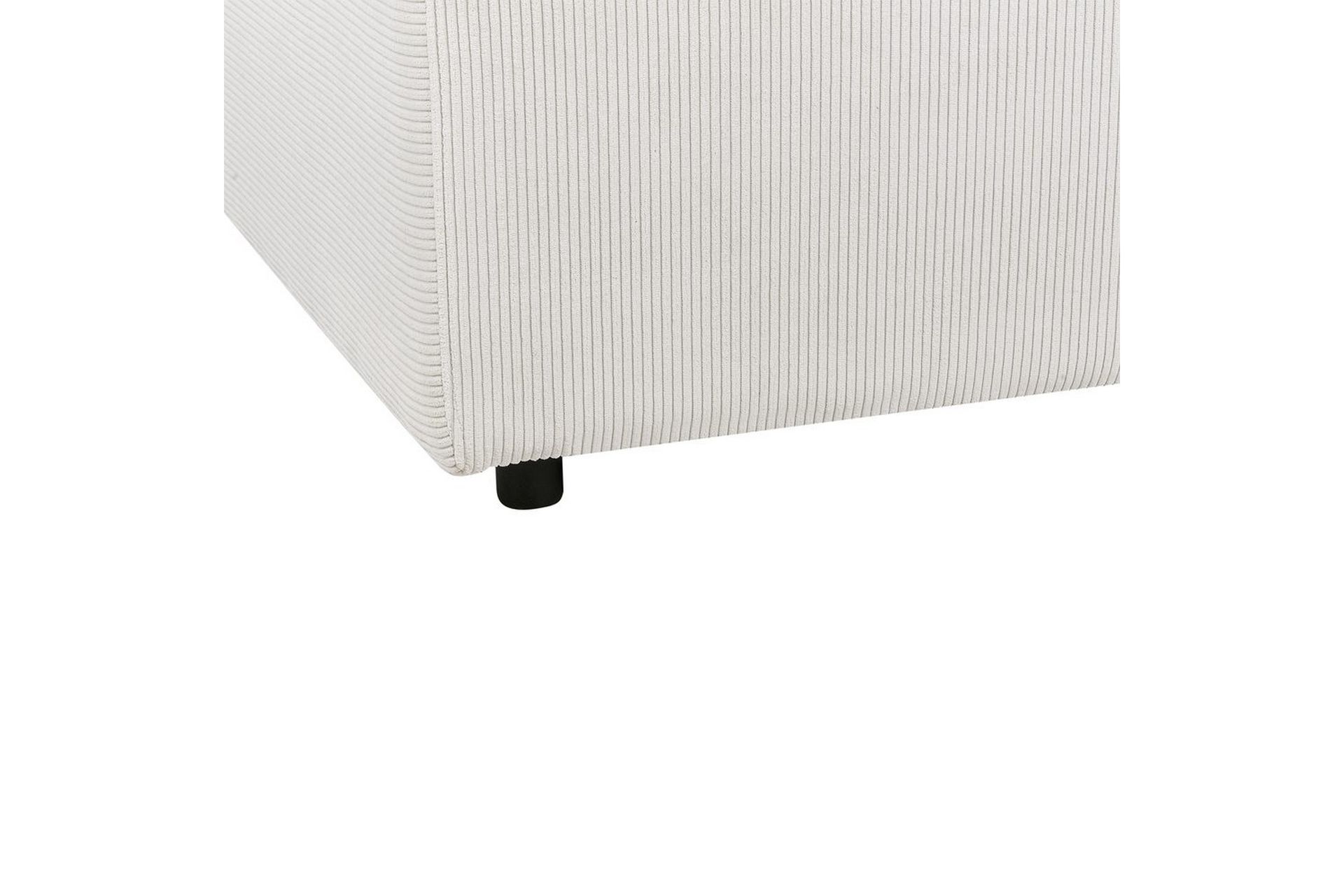 Fotpall Falsterbo Off-white, Cordfløyel - Off-white, Cordfløyel - Møbler - Stoler & lenestoler - Krakk - Fotskammel