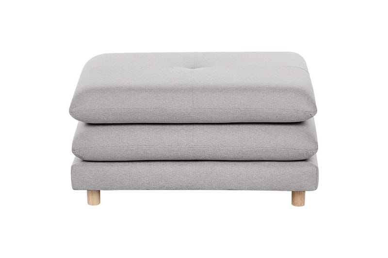 Fotpall Heden Grå/lyst tre - Grå/lyst tre - Møbler - Stoler & lenestoler - Krakk - Fotskammel