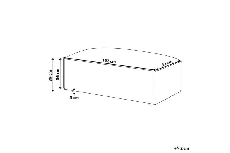 Fotpall Hellnar Beige - Beige - Møbler - Stoler & lenestoler - Krakk - Fotskammel
