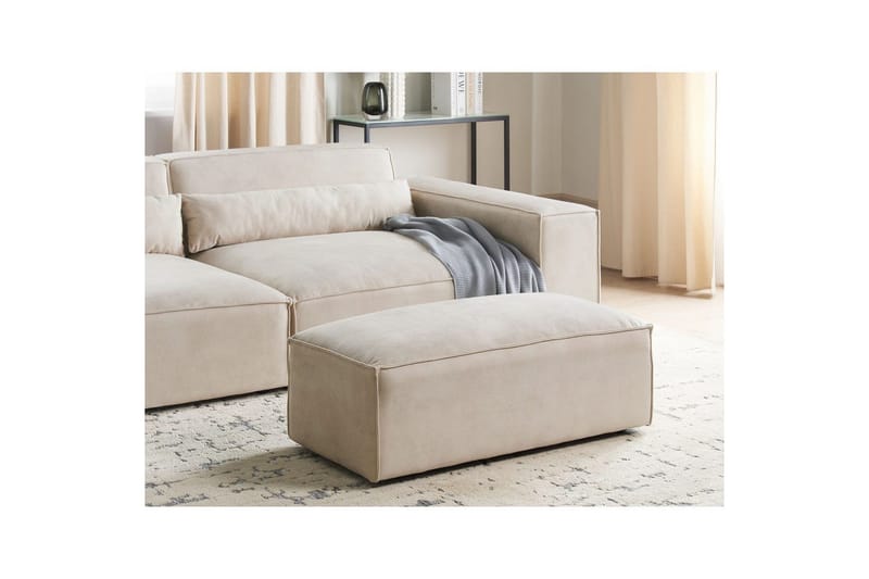 Fotpall Hellnar Beige - Beige - Møbler - Stoler & lenestoler - Krakk - Fotskammel