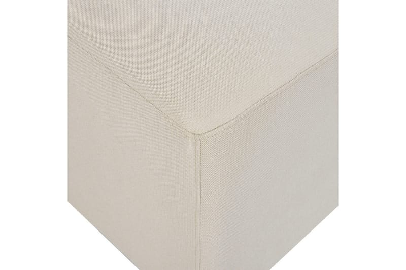 Fotpall Kohlo Beige/svart - Beige/svart - Møbler - Stoler & lenestoler - Krakk - Fotskammel