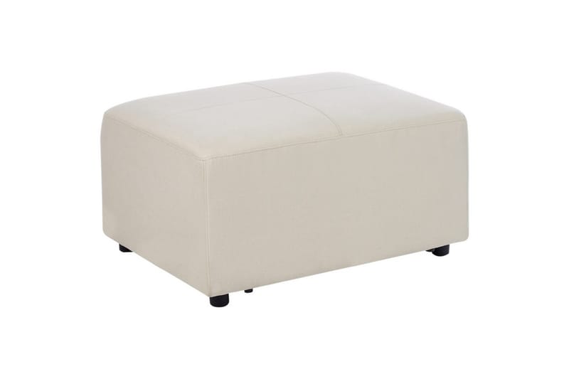 Fotpall Kohlo Beige/svart - Beige/svart - Møbler - Stoler & lenestoler - Krakk - Fotskammel