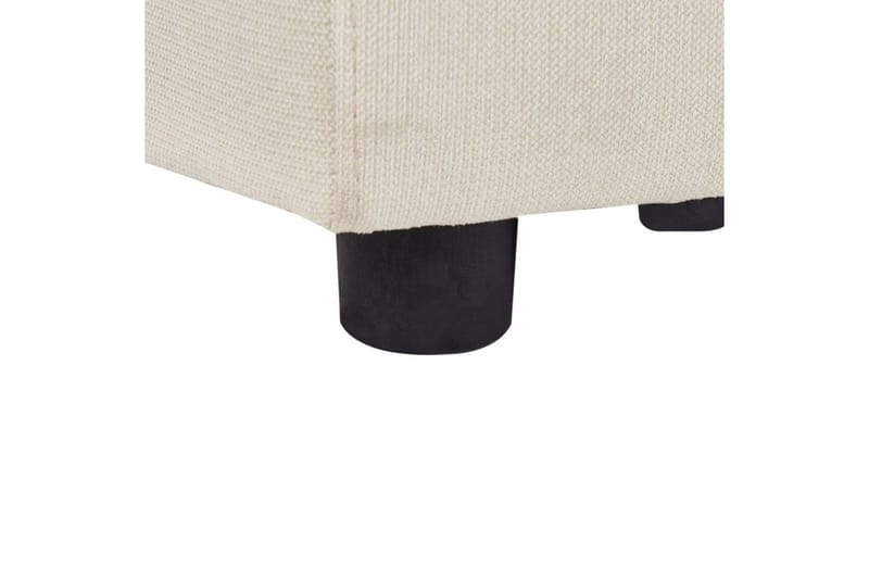 Fotpall Kohlo Beige/svart - Beige/svart - Møbler - Stoler & lenestoler - Krakk - Fotskammel