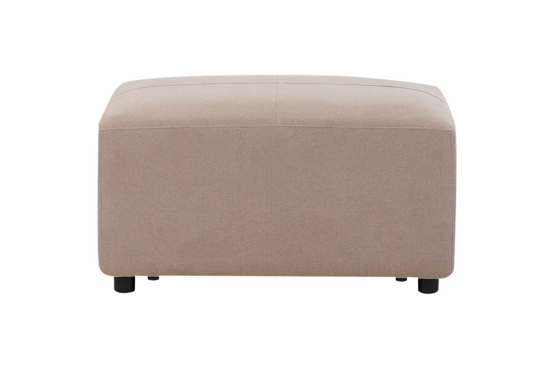 Fotpall Kohlo Taupe/svart - Taupe/svart - Møbler - Stoler & lenestoler - Krakk - Fotskammel