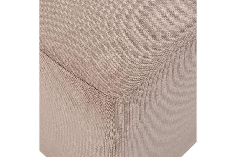 Fotpall Kohlo Taupe/svart - Taupe/svart - Møbler - Stoler & lenestoler - Krakk - Fotskammel