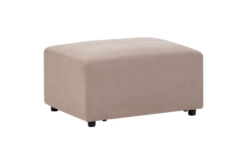 Fotpall Kohlo Taupe/svart - Taupe/svart - Møbler - Stoler & lenestoler - Krakk - Fotskammel