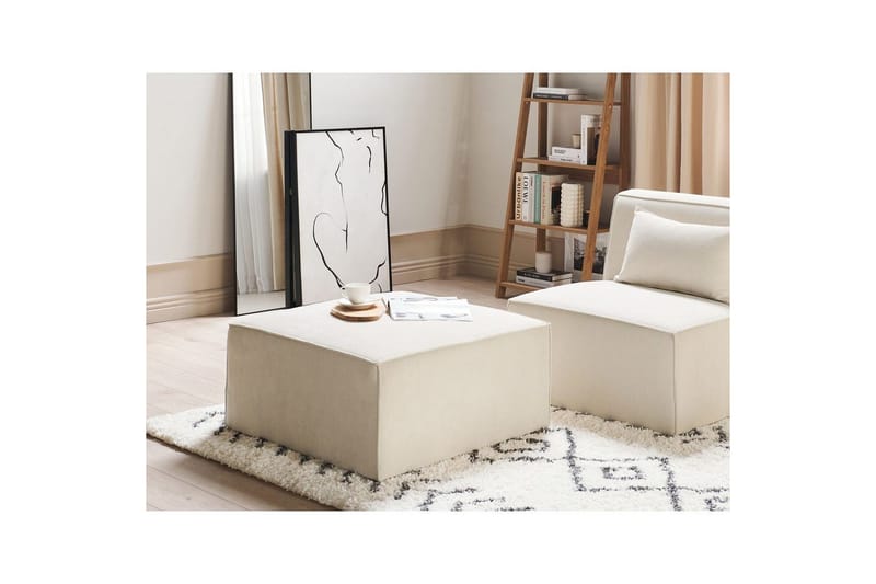 Fotpall Lemvig Beige - Beige - Møbler - Stoler & lenestoler - Krakk - Fotskammel
