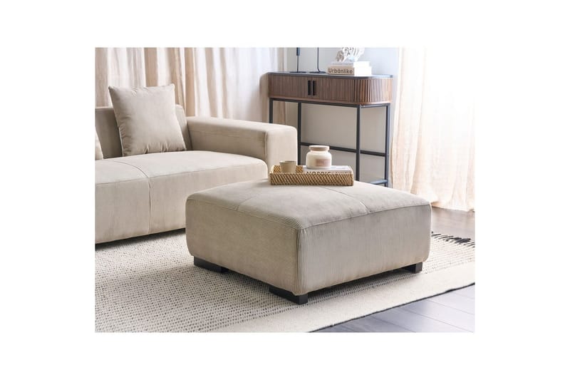Fotpall Lungo Beige - Beige - Møbler - Stoler & lenestoler - Krakk - Fotskammel