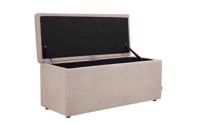 Fotpall Orem Beige/svart - Beige/svart - Møbler - Stoler & lenestoler - Krakk - Fotskammel