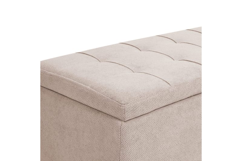Fotpall Orem Beige/svart - Beige/svart - Møbler - Stoler & lenestoler - Krakk - Fotskammel