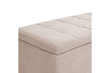 Fotpall Orem Beige/svart - Beige/svart - Møbler - Stoler & lenestoler - Krakk - Fotskammel